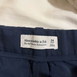 Abercrombie & Fitch Dark Blue Trousers
